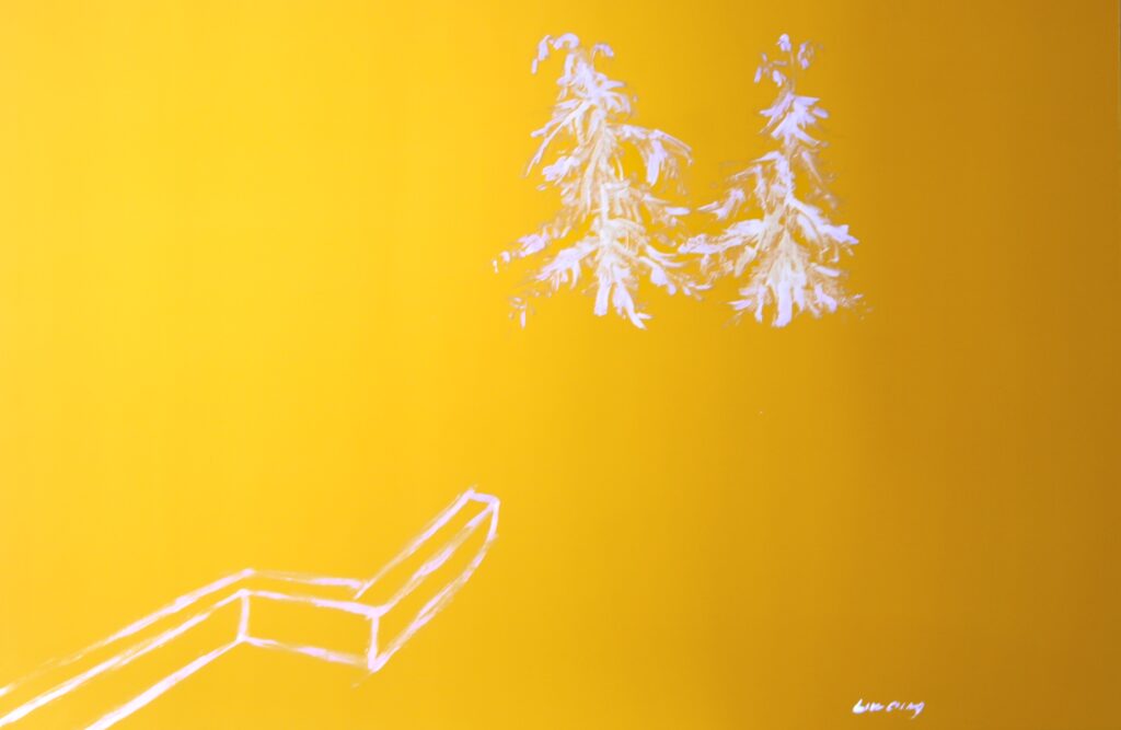 Opera "The Remaining Landscape 14 (Il paesaggio che rimane 14)" di Liu Ding