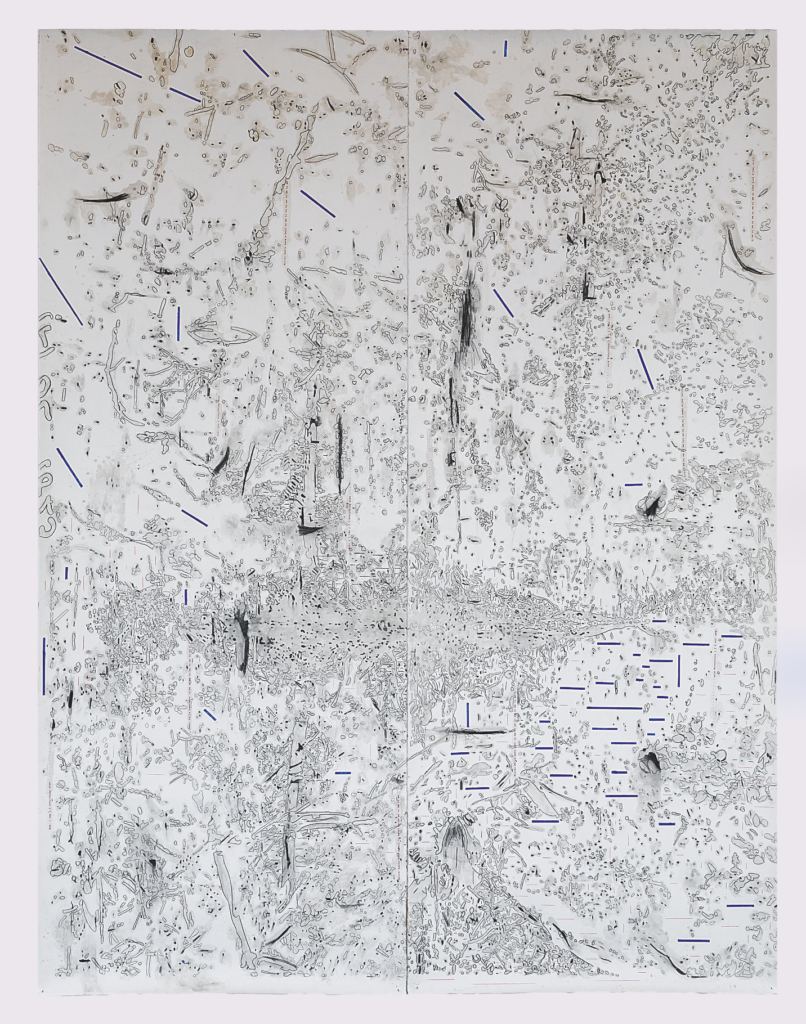 Untitled (Large Landscape with Bots) (Senza titolo – Un grande paesaggio con  Robot)