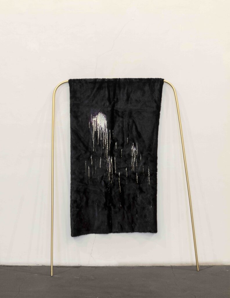 Opera "Sperm with Blood (Sperma con sangue)" di Liu Ding