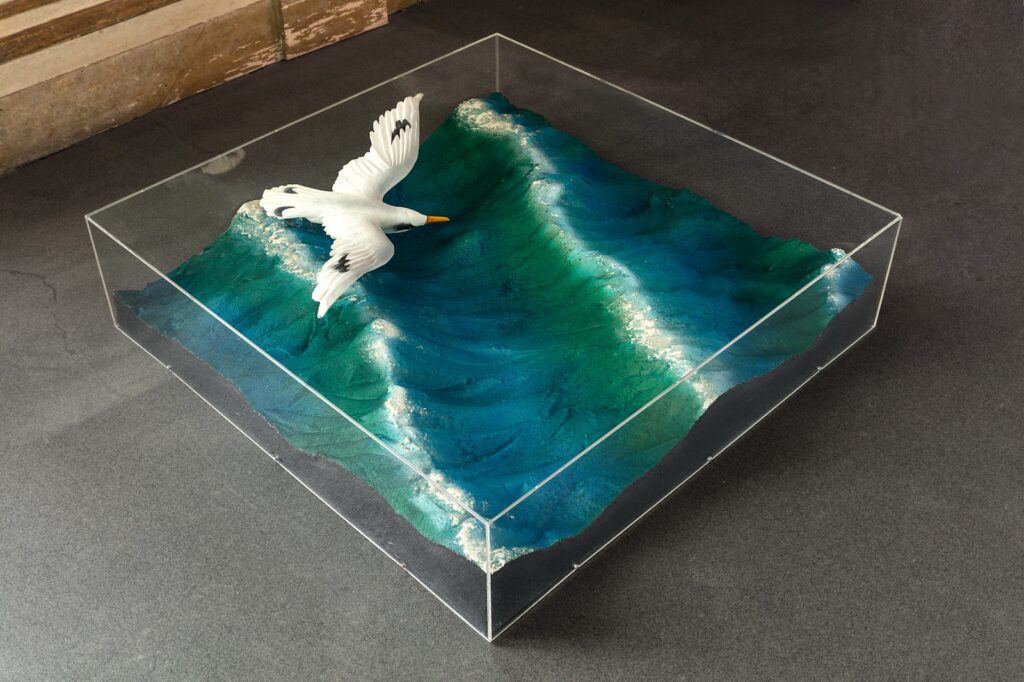 Piero Gilardi | Mare con gabbiano