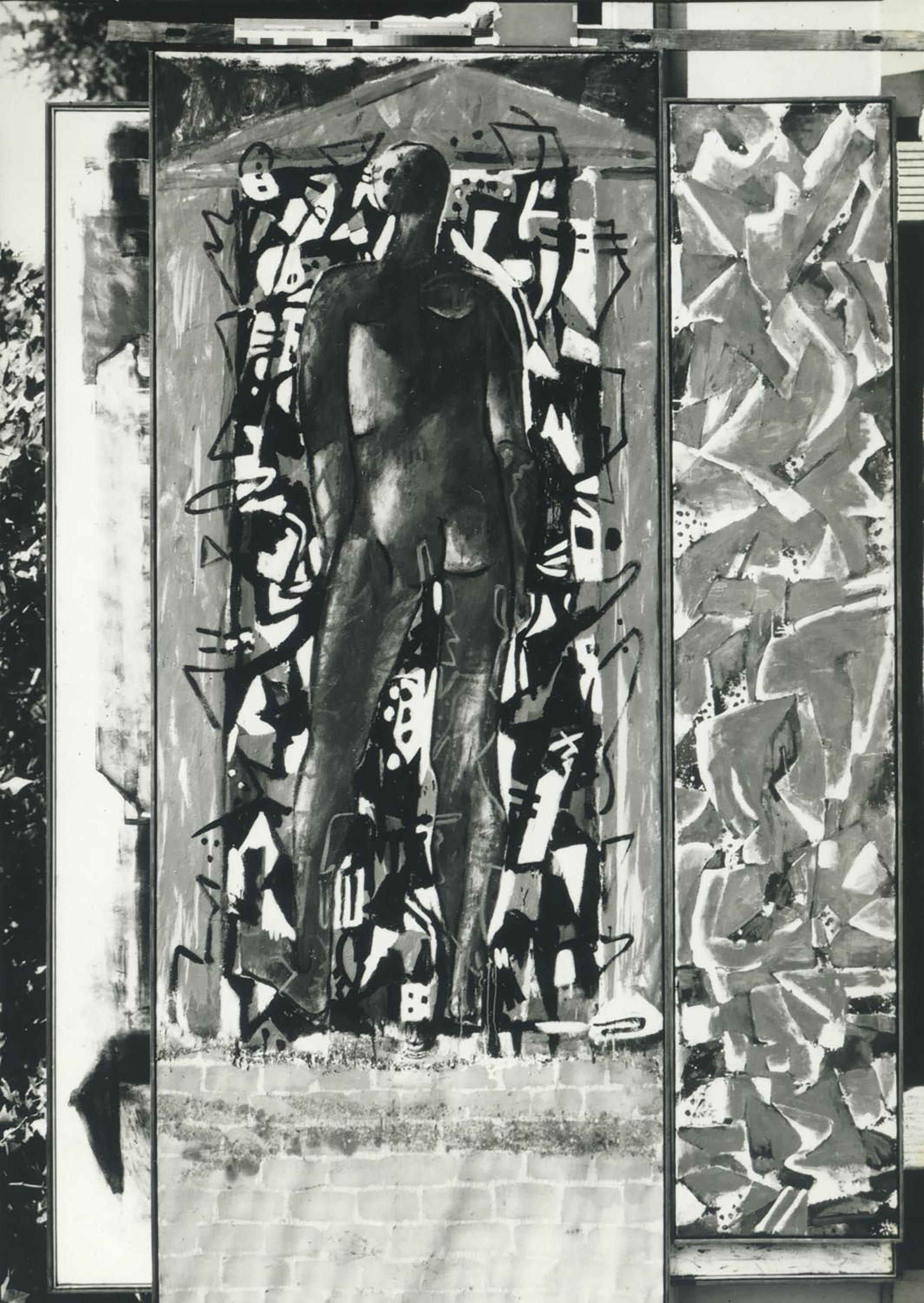 Markus Lu00fcpertz, Standbein Spielbein (Mitte), 1982