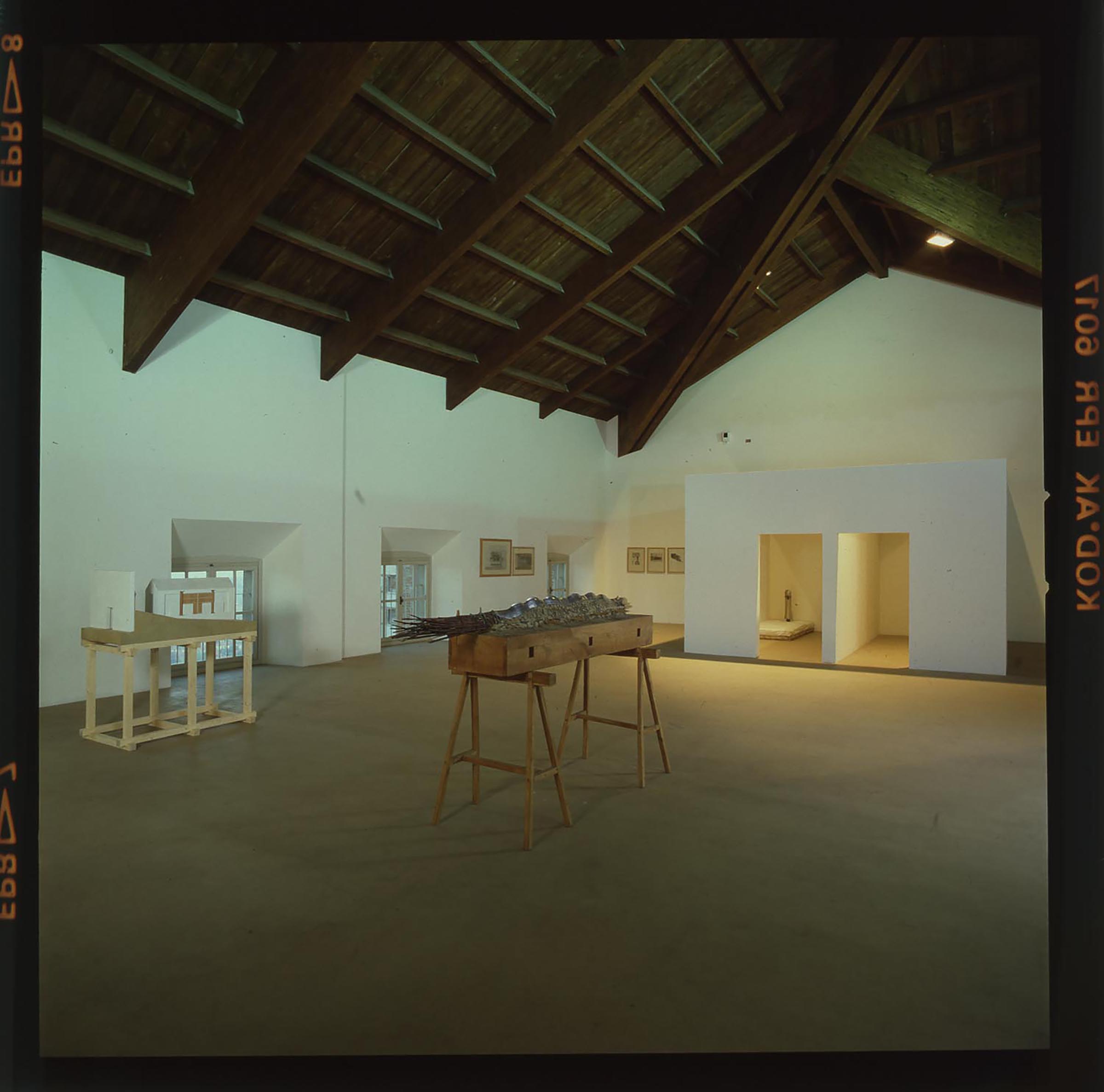 u0022Rennweg. Christian Ludwig Attersee - Gu00fcnter Brus - Hermann Nitsch - Walter Pichler - Arnulf Raineru0022, veduta espositiva