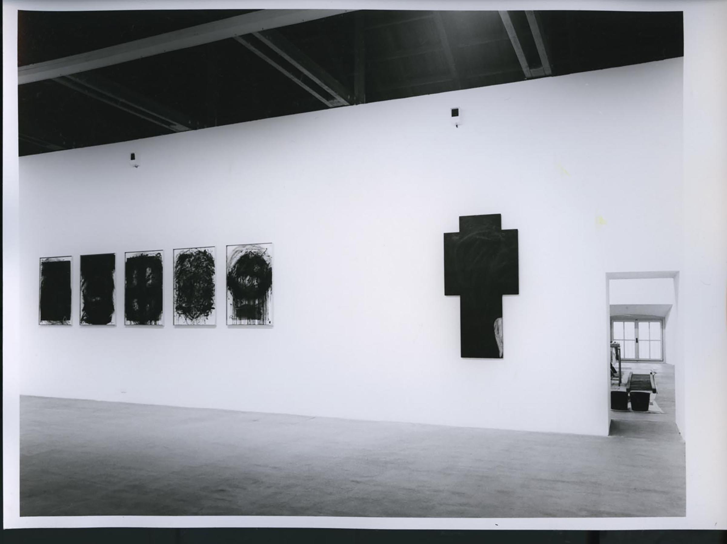 Rennweg. Christian Ludwig Attersee - Gu00fcnter Brus - Hermann Nitsch - Walter Pichler - Arnulf Rainer, veduta espositiva