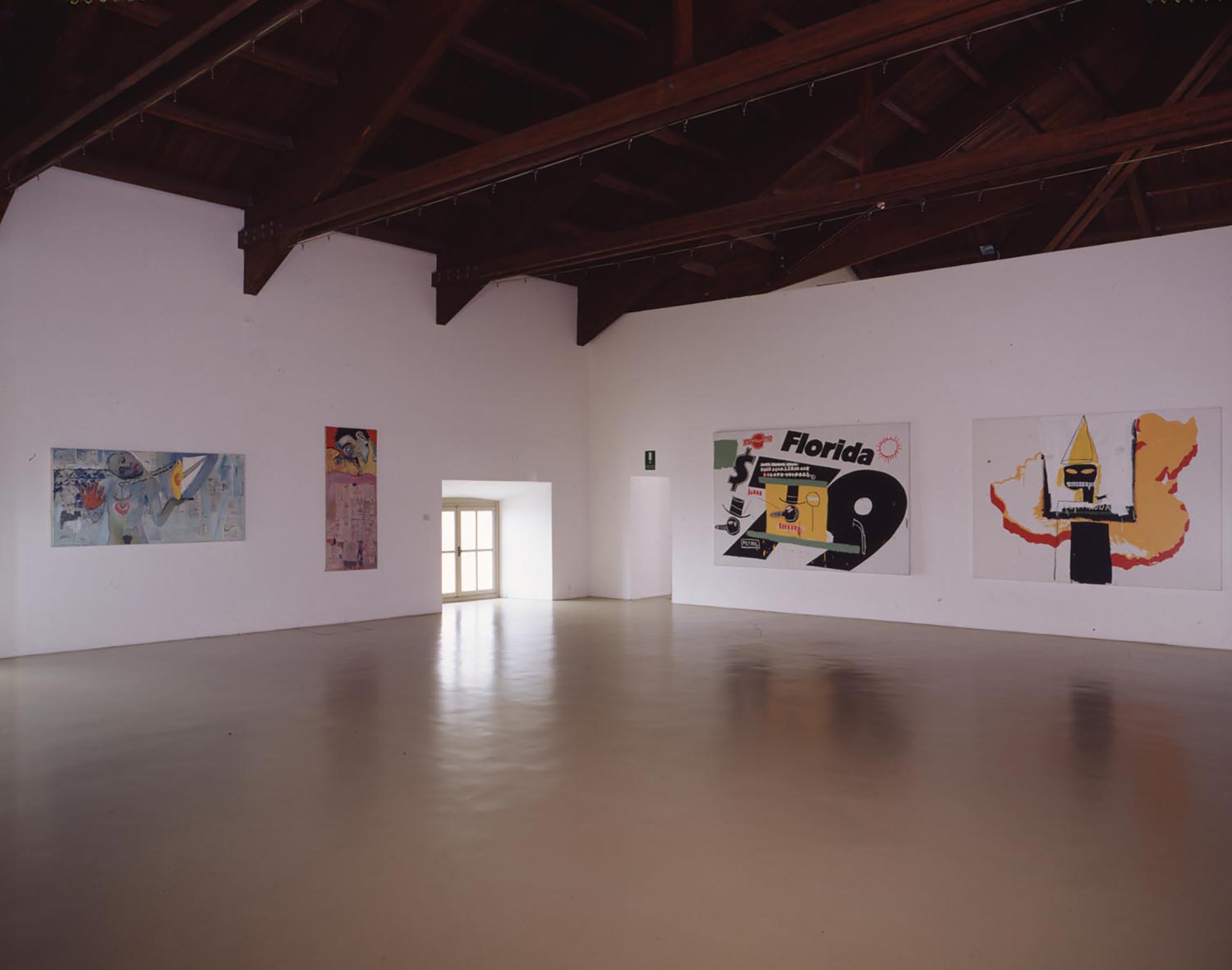 u0022Collaborations. Warhol u2013 Basquiat u2013 Clementeu0022, installation view