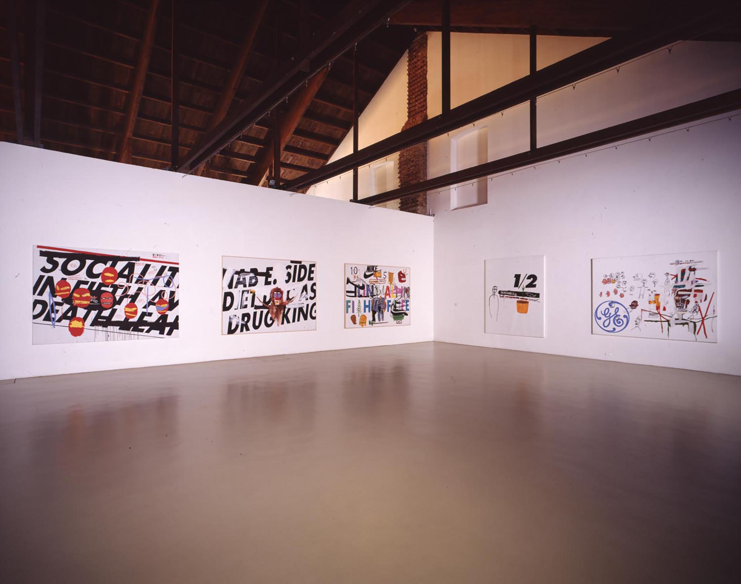 u0022Collaborations. Warhol u2013 Basquiat u2013 Clementeu0022, installation view