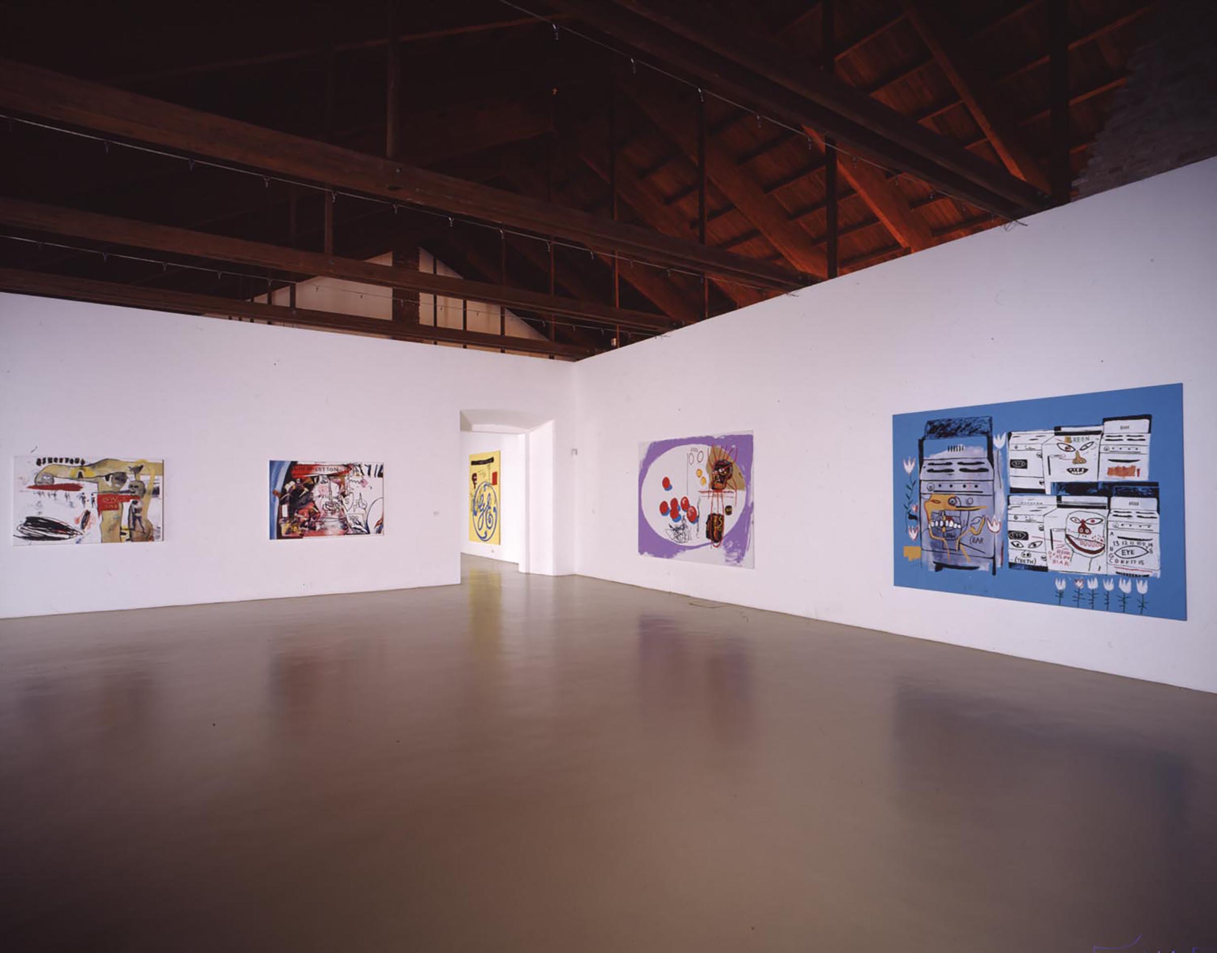 u0022Collaborations. Warhol u2013 Basquiat u2013 Clementeu0022, installation view