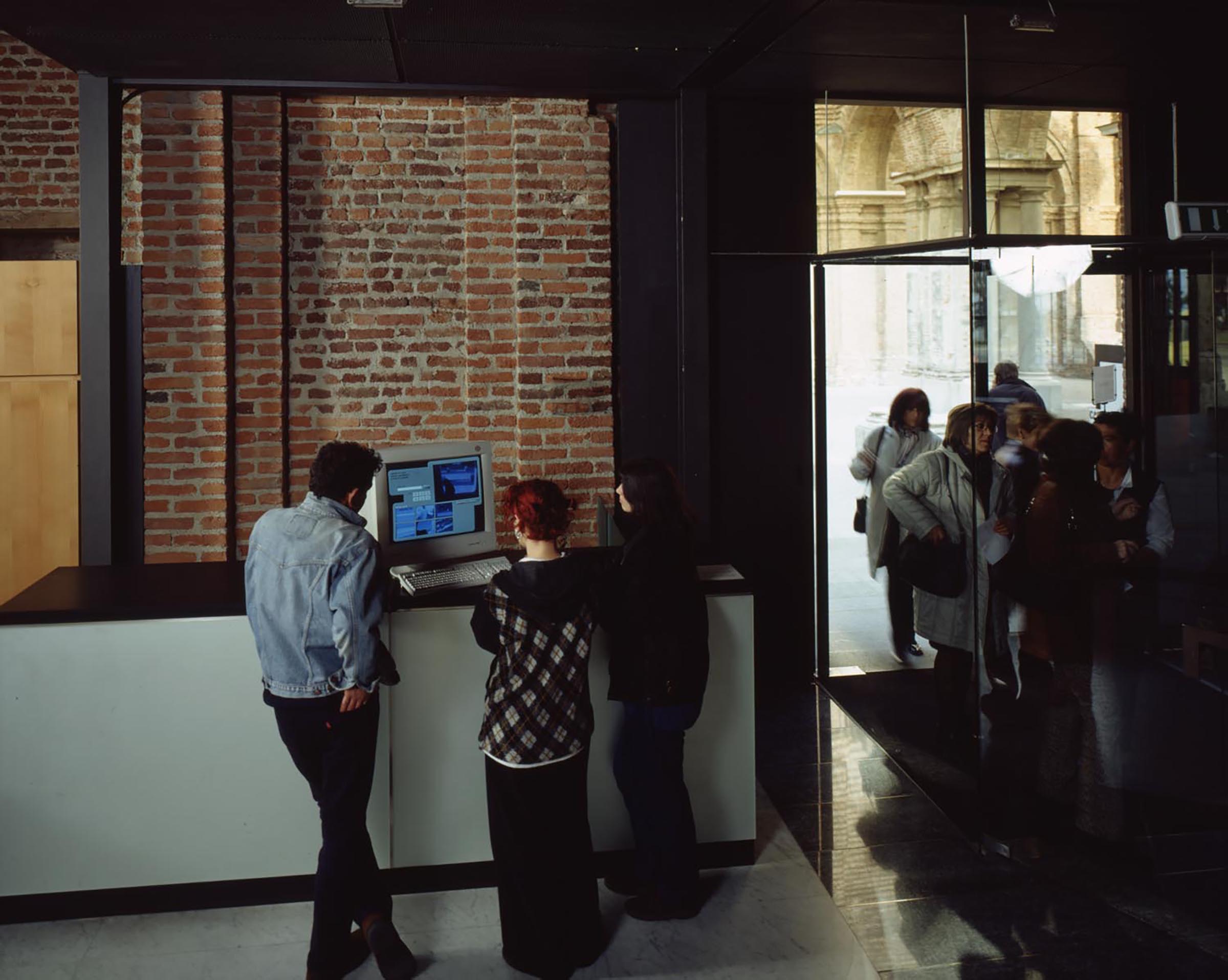 Julia Scher, Castello di Rivoli Worker Surveillance and Search Program, 2000