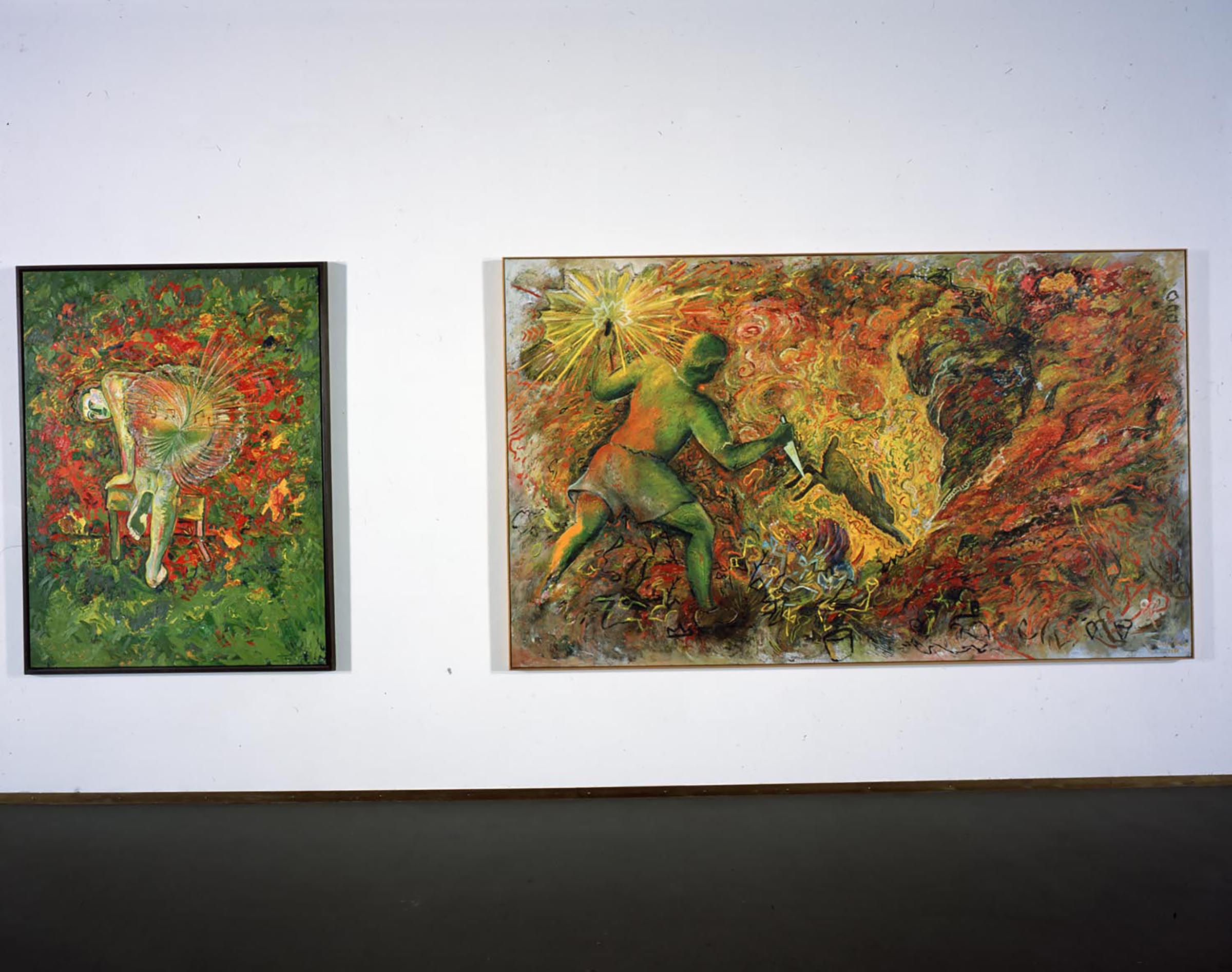 Sandro Chia, Sinfonia incompiuta, 1980, Coniglio per pranzo, 1981