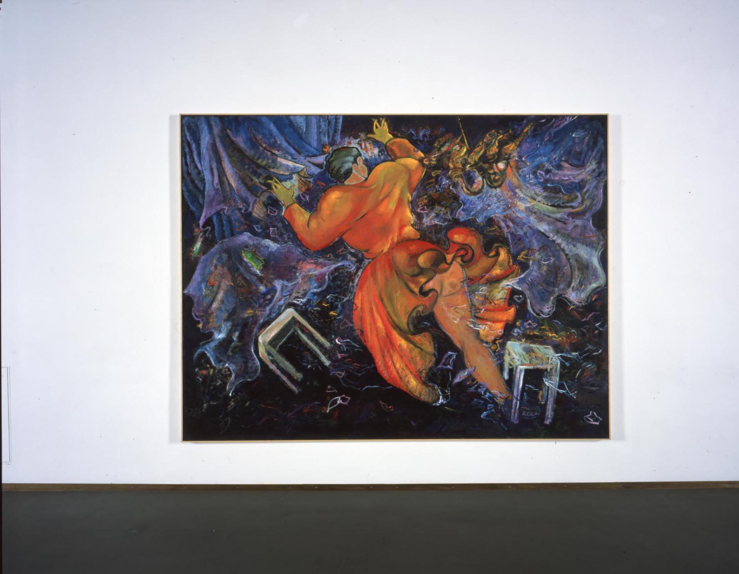 Sandro Chia, Successo al caffè Tintoretto, 1981